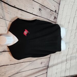 Antigua men's golf vest Tampa Bay Buccaneers flag & skull